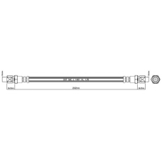 VBH907 MOTAQUIP Тормозной шланг