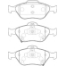FD7242A NECTO Комплект тормозных колодок, дисковый тормоз