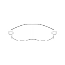 FP1712 FIT Комплект тормозных колодок, дисковый тормоз