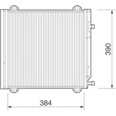 350203218000 MAGNETI MARELLI Конденсатор, кондиционер