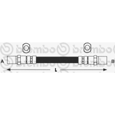 T 23 095 BREMBO Тормозной шланг