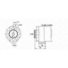 943356680010 MAGNETI MARELLI Генератор