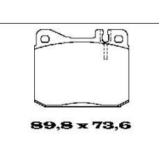 BL1059B2 FTE Колодки тормозные