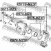 0576-MZ3F FEBEST Поршень, корпус скобы тормоза