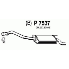 P7537 FENNO Глушитель выхлопных газов конечный