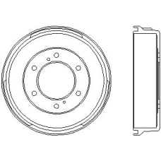 MBD068 MINTEX Тормозной барабан