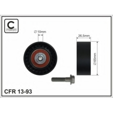13-93 CAFFARO Натяжной ролик, поликлиновой  ремень