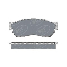 SP 109 SCT Комплект тормозных колодок, дисковый тормоз
