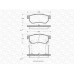 363702160913 MAGNETI MARELLI Комплект тормозных колодок, дисковый тормоз