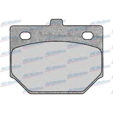 AC058182D AC Delco Комплект тормозных колодок, дисковый тормоз