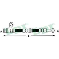6T47936 LPR Тормозной шланг