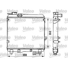 961754 VALEO Радиатор, охлаждение двигателя