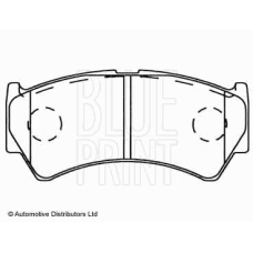 ADK84226 BLUE PRINT Комплект тормозных колодок, дисковый тормоз