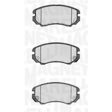 363916060277 MAGNETI MARELLI Комплект тормозных колодок, дисковый тормоз