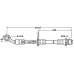 FBH7017 FIRST LINE Тормозной шланг