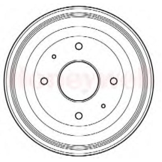 329005B BENDIX Тормозной барабан