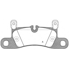 BPA1379.20 OPEN PARTS Комплект тормозных колодок, дисковый тормоз
