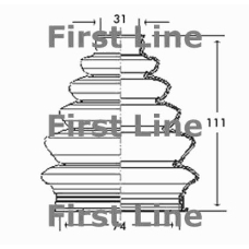 FCB2327 FIRST LINE Пыльник, приводной вал
