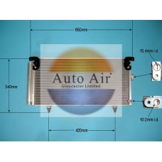 16-8918 AUTO AIR GLOUCESTER Конденсатор, кондиционер