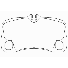 P 65 013 BREMBO Комплект тормозных колодок, дисковый тормоз