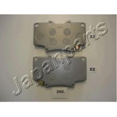 PA-292AF JAPANPARTS Комплект тормозных колодок, дисковый тормоз