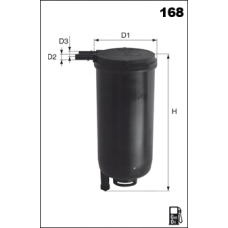 ELG5458 MECAFILTER Топливный фильтр