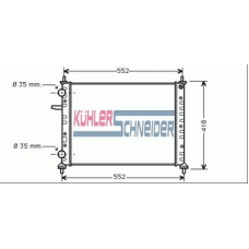 1700051 KUHLER SCHNEIDER Радиатор, охлаждение двигател