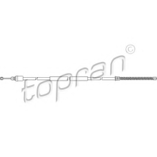 721 655 TOPRAN Трос, стояночная тормозная система