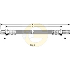 9003179 GIRLING Тормозной шланг